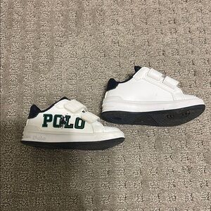 Polo by Ralph Lauren White and Black Kids' Sneakers